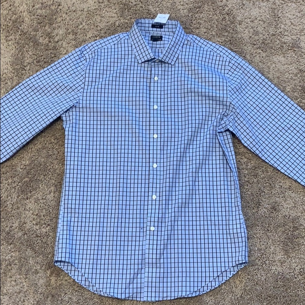 NWT J Crew Blue Dress Shirt